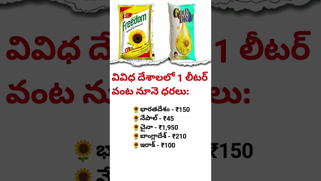 Top 5 Cheapest 1-Litre Cooking Oils in India | Latest Prices 2026 #shorts #vegetableoil #cookingoil
