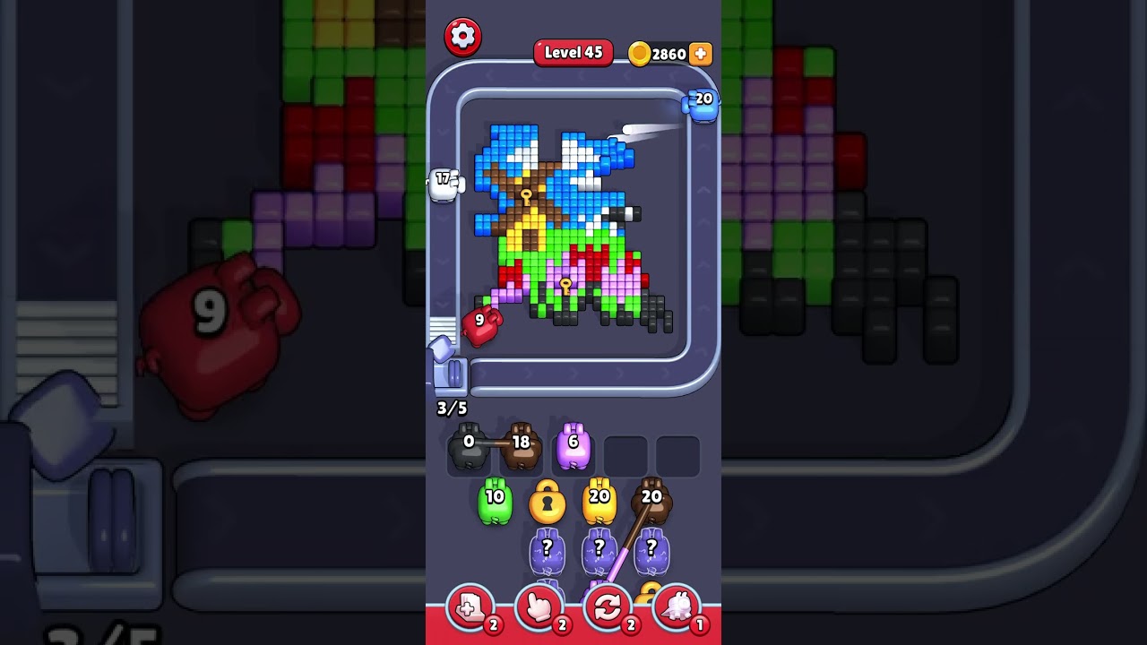 #Level45 of #pixelflow game!