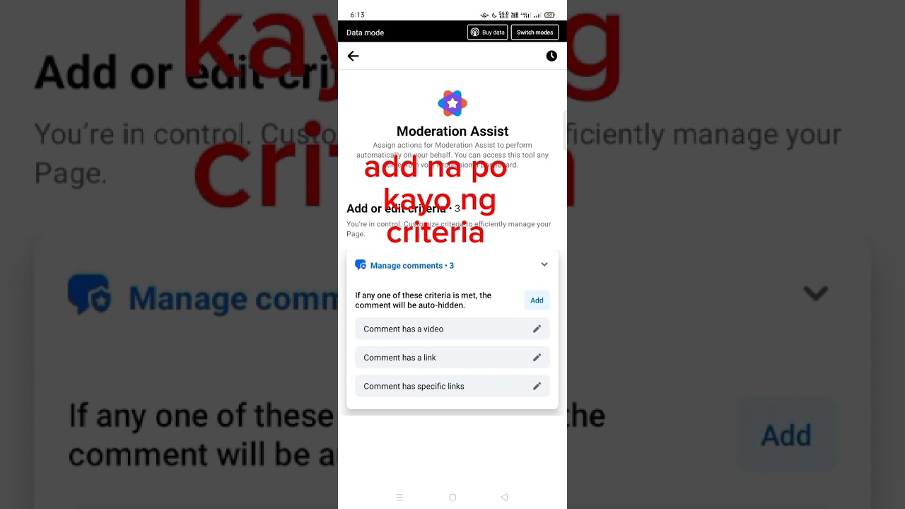 Moderation Assist Para I was Hack