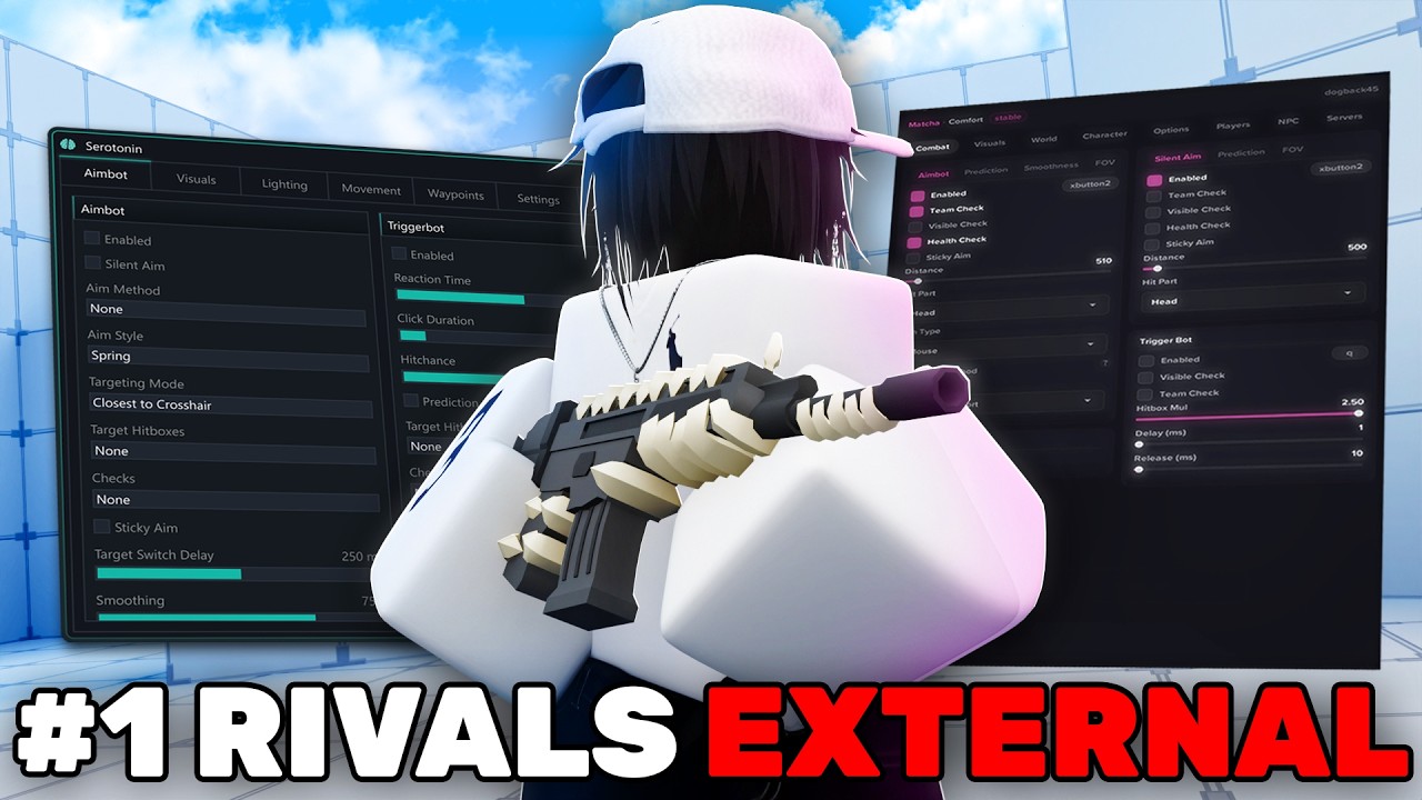 Как достичь ранга ARCHNEMESIS с помощью читов для Roblox Rivals..