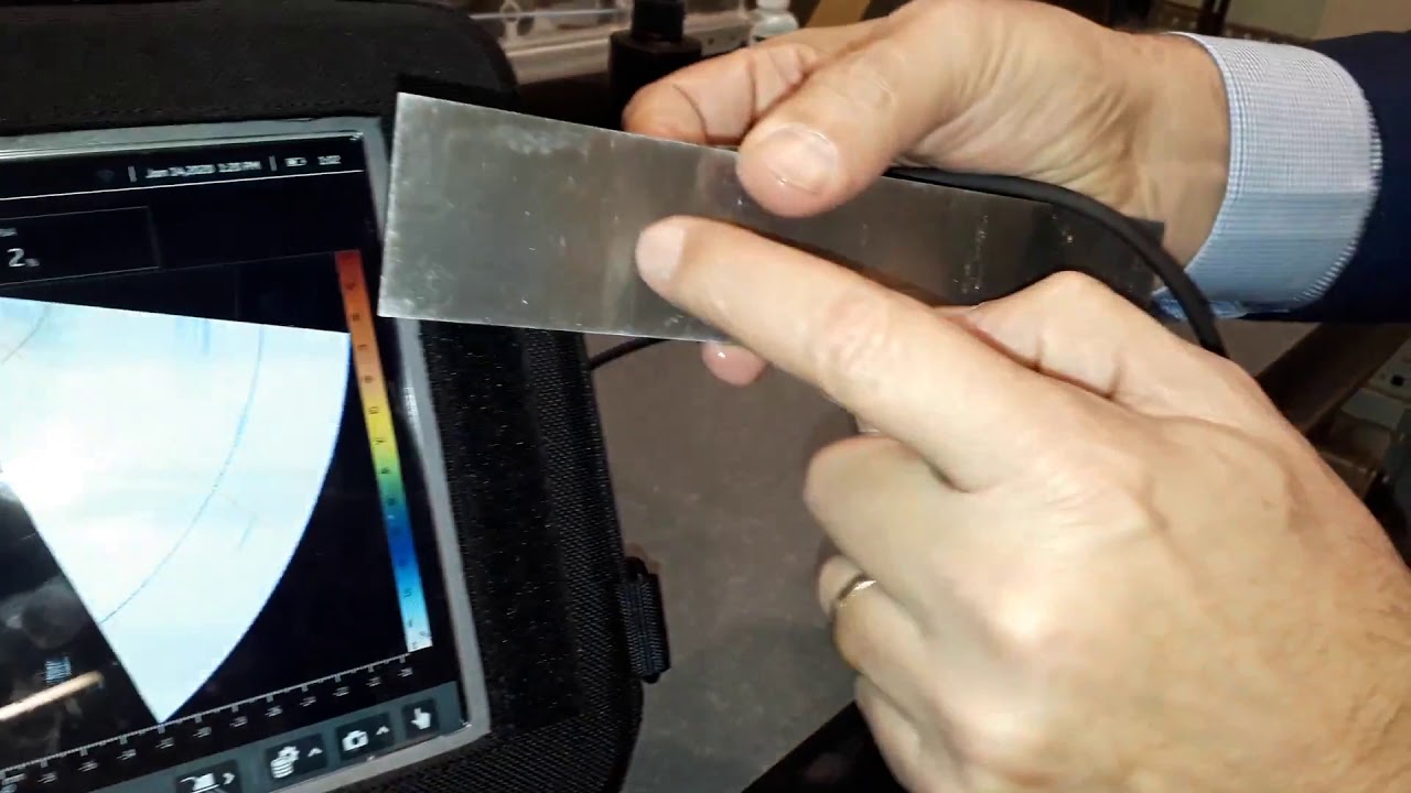Phased Array - Scribe Lines Inspection with Mentor UT