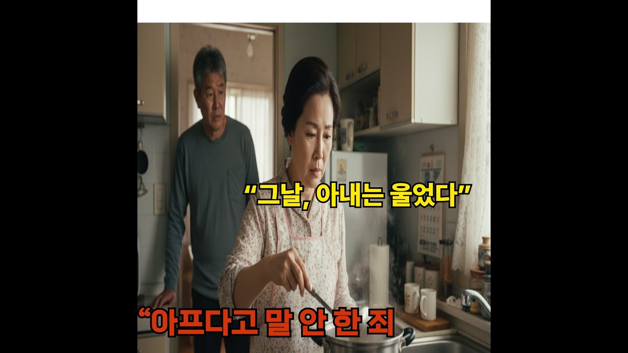 아프다고 말 안 한 죄 혈압만 재러 갔는데 위암이었습니다.