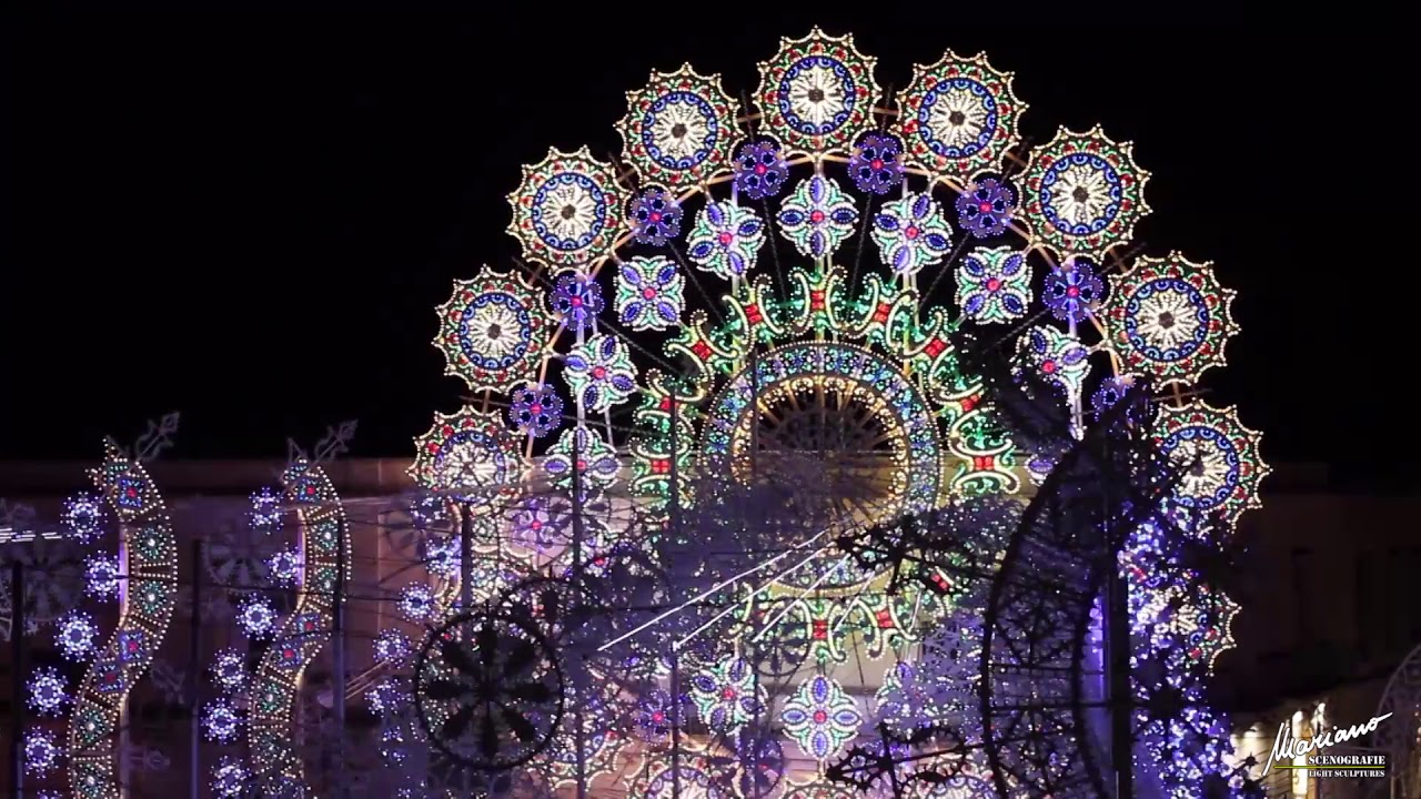 MAGLIE San Nicola 2018 - Progetto “Lo sTesso Sole” - accensione inaugurale