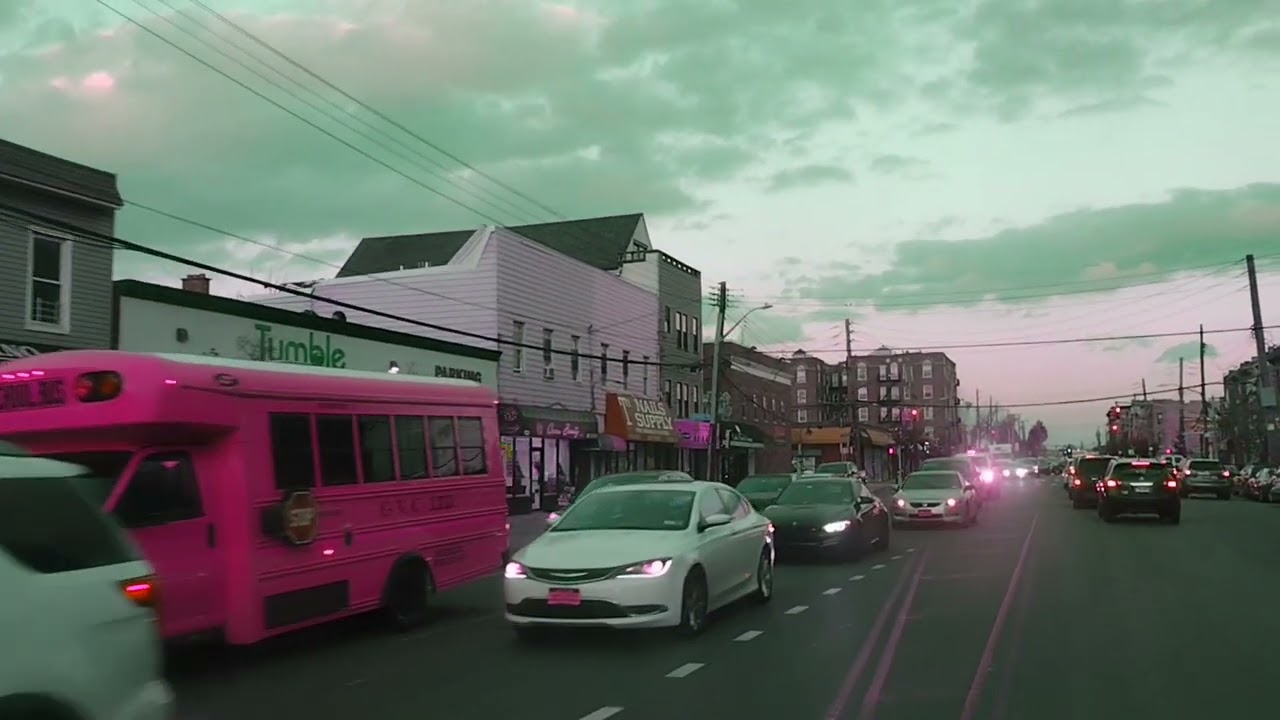 Driving on Castle Hill Ave to Eastchester Rd in the Bronx