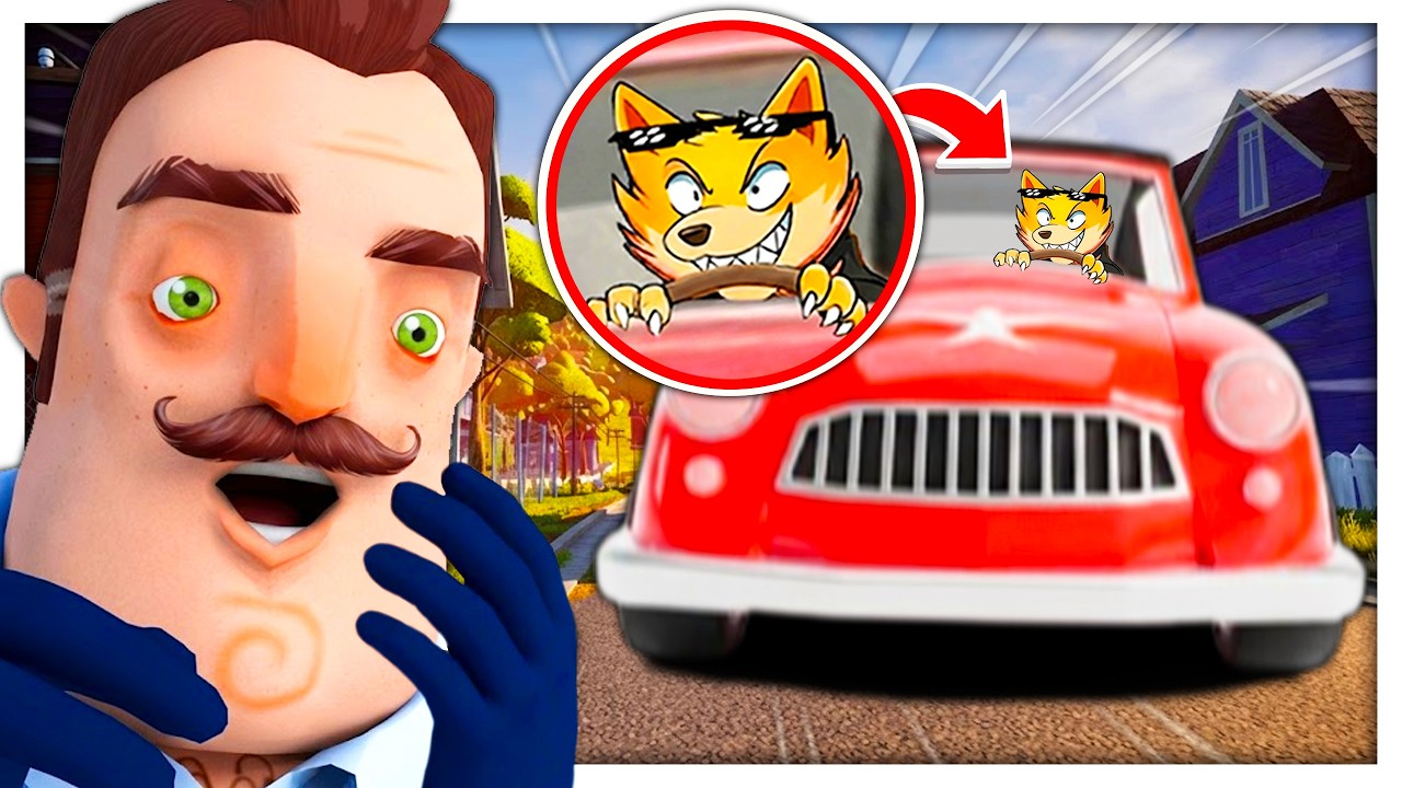 HO RUBATO LA MACCHINA DEL VICINO SU HELLO NEIGHBOR PER ESPLORARE TUTTA LA MAPPA!