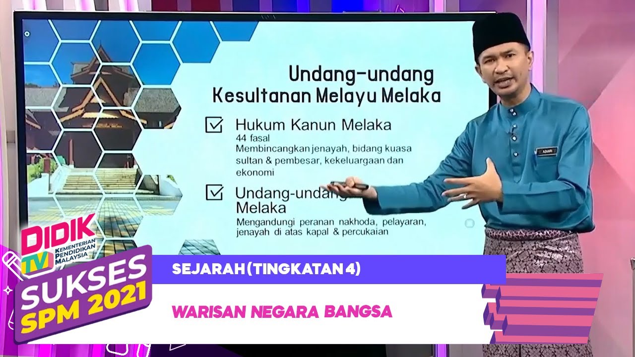 Sukses SPM (2022) | Sejarah (Tingkatan 4): Warisan Negara Bangsa