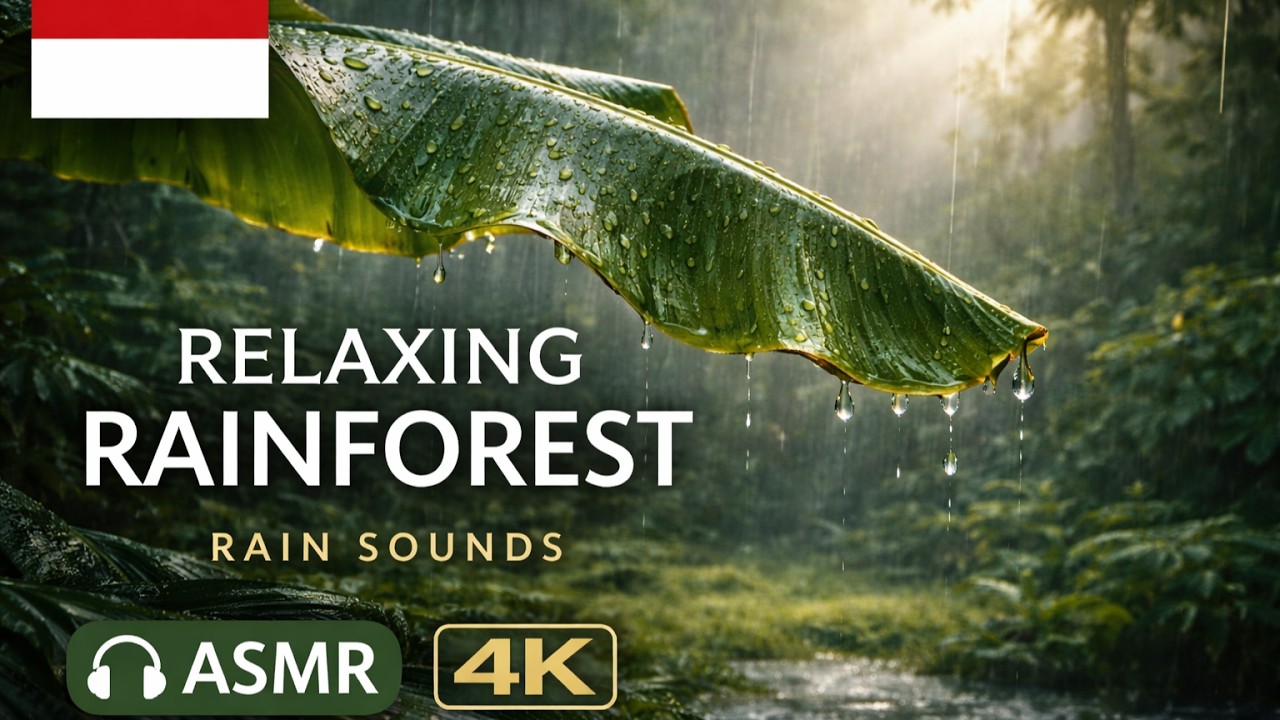 🌧️ 1 Hour Forest Rain – Natural Rain Sounds for Deep Sleep, Relaxation & Stress Relief