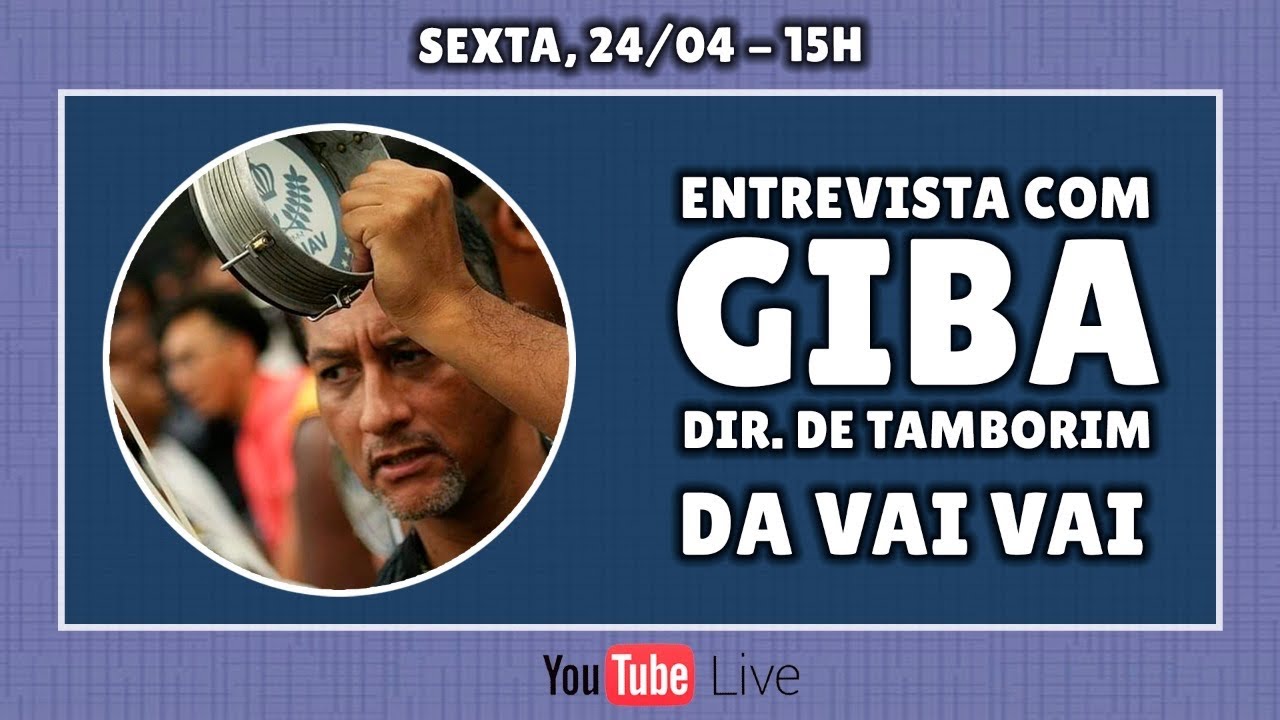 Entrevista com Giba - Diretor de Tamborim da Escola de Samba Vai Vai - SP