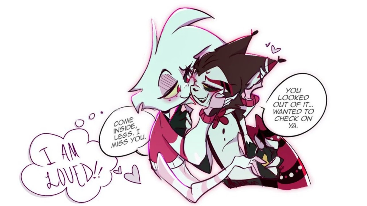 *Хаск утешает Энджел Даст* Автор: c0ry4ever | КОМИКС, ОЗВУЧЕННЫЙ [HuskerDust]