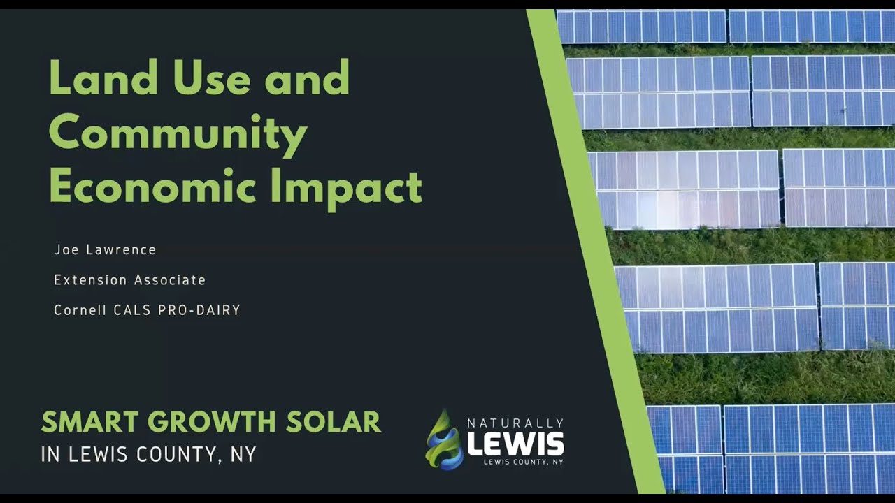 Land Use and Community Economic Impact