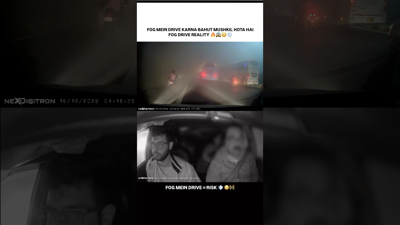 TAXI DRIVER NCR🔥🚖 HEAVY FOG 😳🤦🏻 #india #viral #delhi #youtube #reaction #reels #life #vlog #fog