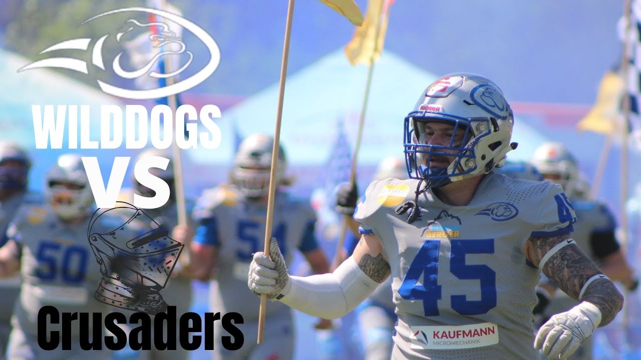 PFORZHEIM WILDDOGS VS. ALBERSHAUSEN CRUSADERS American Football in Deutschland Regionalliga Südwest