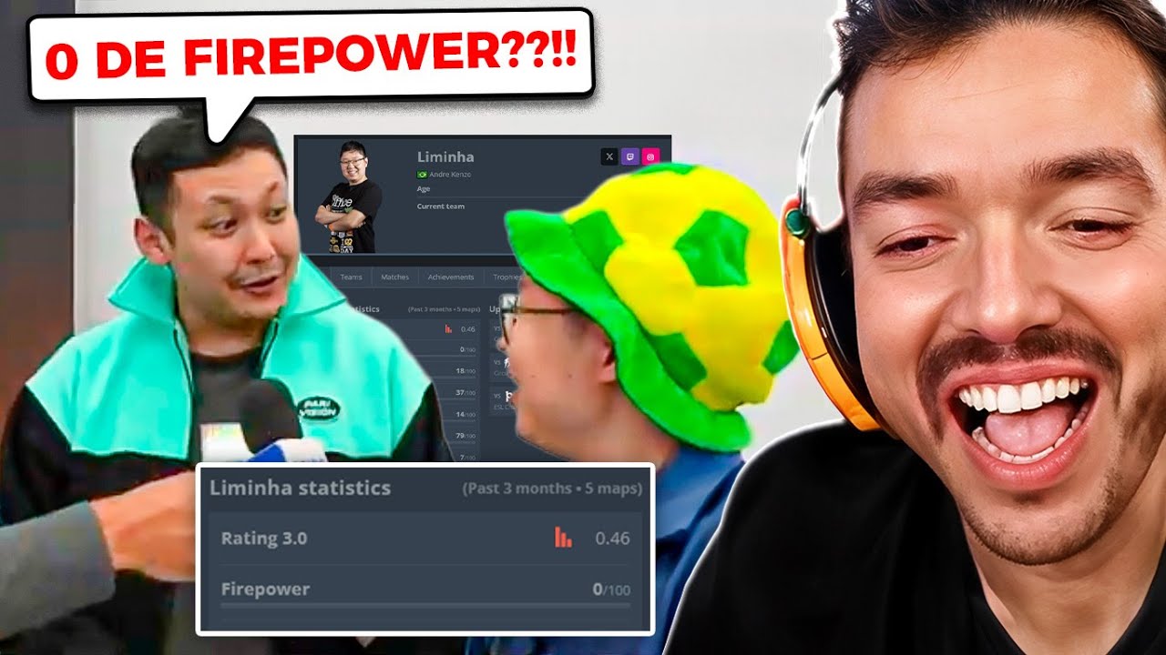 A MELHOR ENTREVISTA DO ANO? CAMPE&Atilde;O DE MAJOR ANALISA PERFIL DO LIMINHA