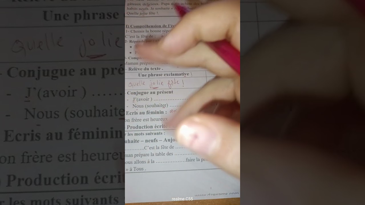 Composition du 2 ème trimestre 4 AP. 