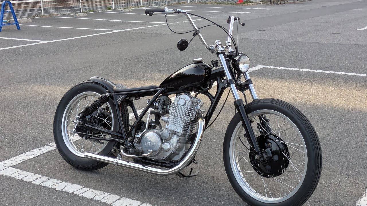 YAMAHA SR400 CHOPPER CUSTOM チョッパー カスタム バイク ヤマハ エイプバー 21インチ ライザー ローダウン