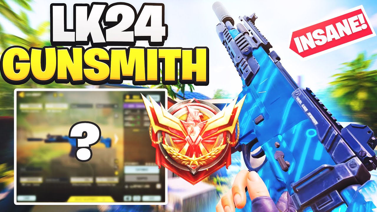 BEST HIGH DAMAGE LK24 Gunsmith Loadout COD Mobile SEASON 8! | LK24 BEST Attachments