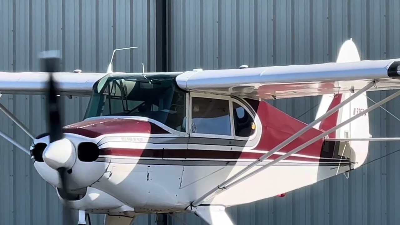 Piper tri-pacer takeoff