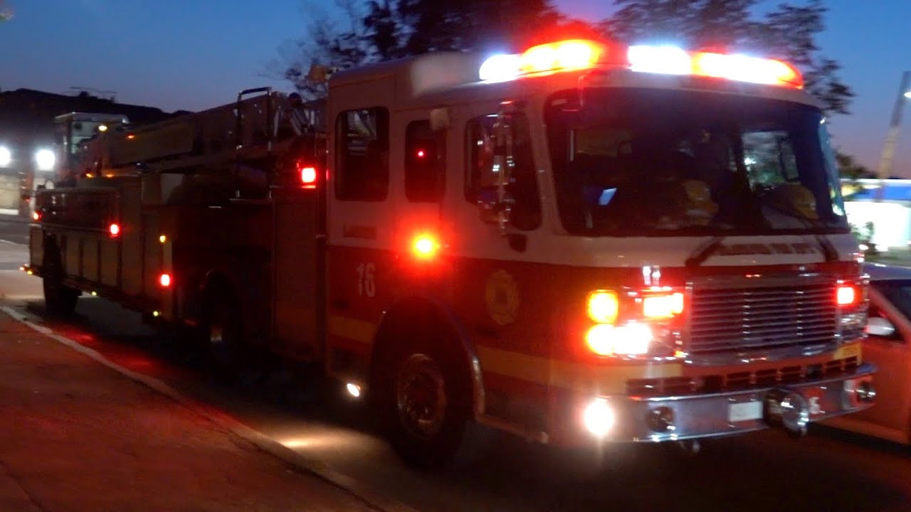 PFD Ladder 16 & Engine 25 Responding
