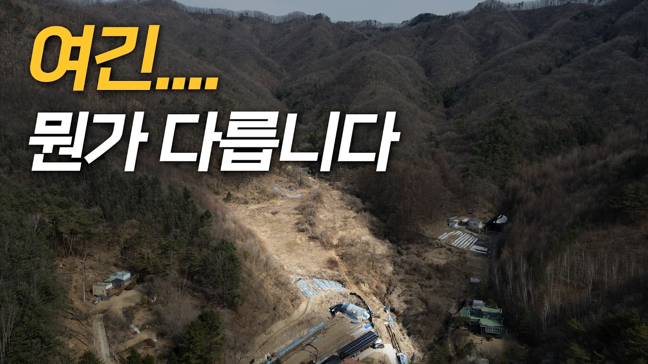 53만평 군유림과 맑은 계곡물이 다 내거!
