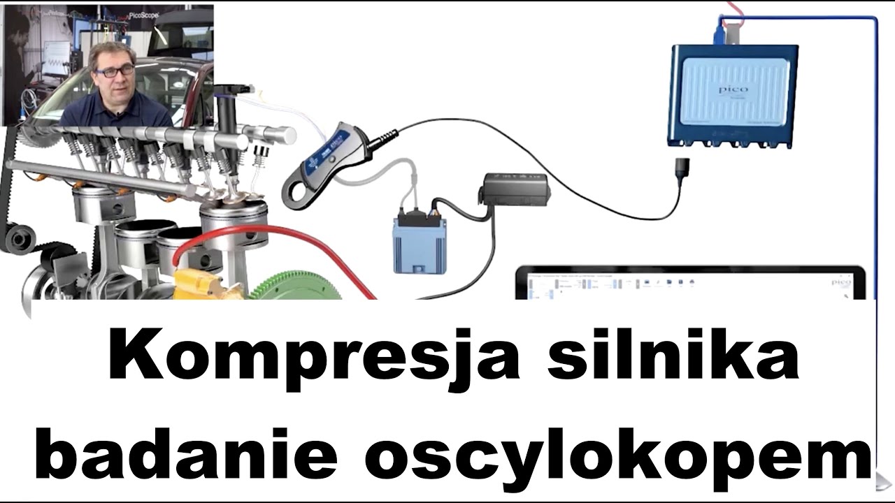 Kompresja silnika - szybki prosty test relatywnej kompresji oscyloskopem