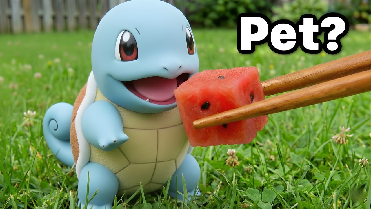 I Got a Pet Squirtle Pokémon In Real Life