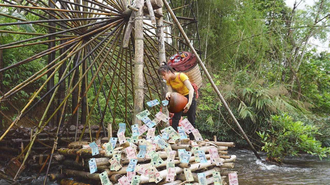 Treasures are everywhere and the giant water wheel always brings me luck - Scrap collection