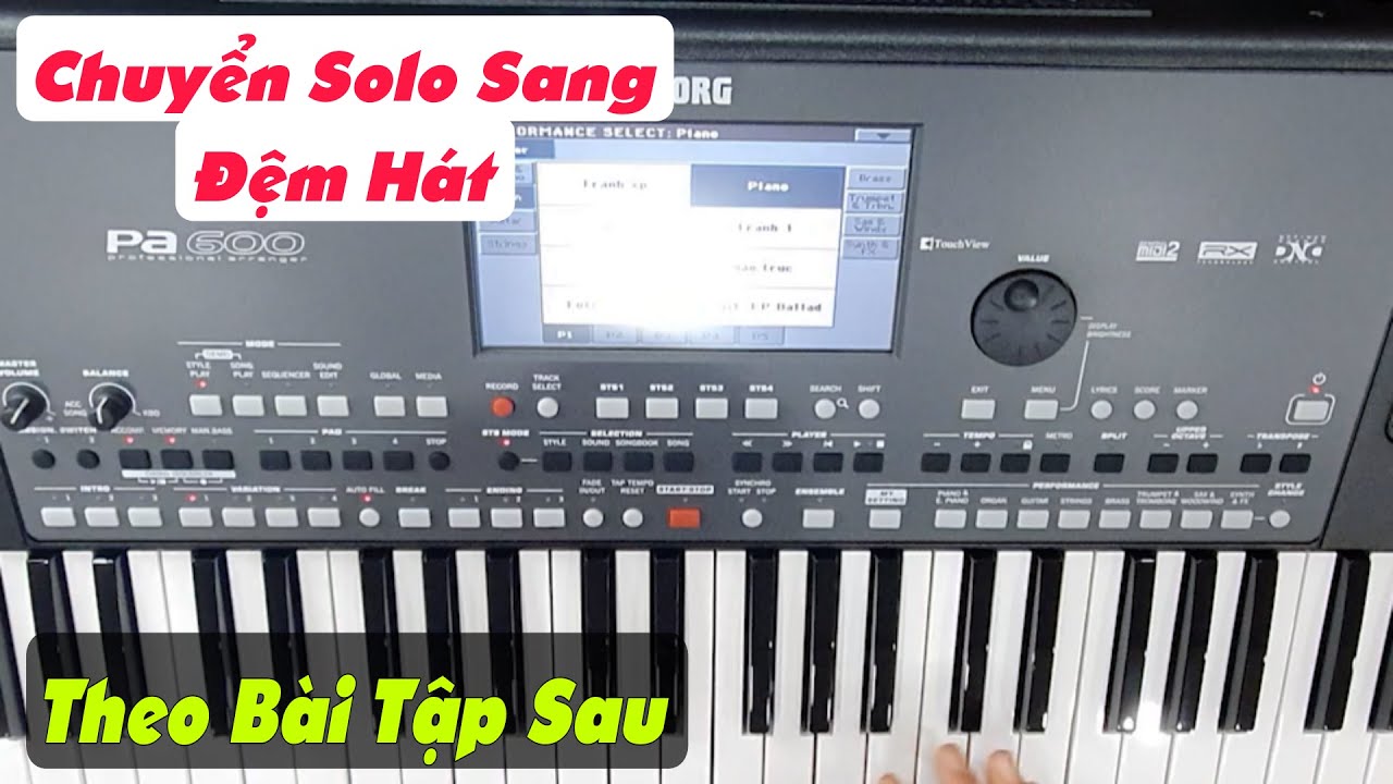 Thực Hành Chuyển Solo Thành Đệm Hát | Bài Phố Đêm | Mẹo Đệm Hát