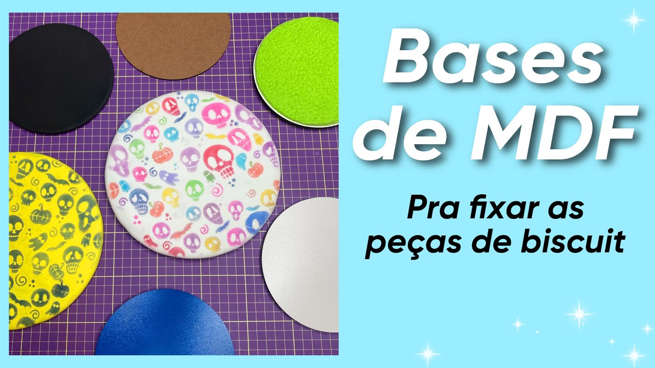Decorando bases de MDF | Revestindo com Biscuit @AlmirNascimento