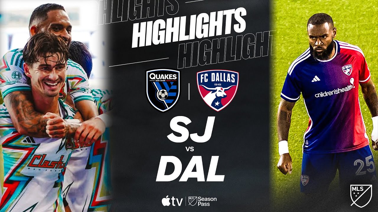 San Jose Earthquakes vs. FC Dallas | Full Match Highlights | 4-Goal Battle!