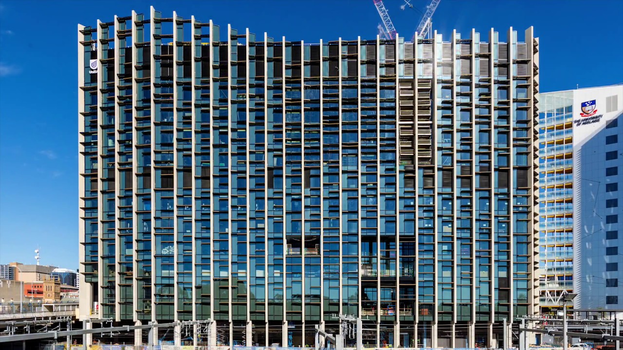 Health Innovation Building two year timelapse 2015 to 2017