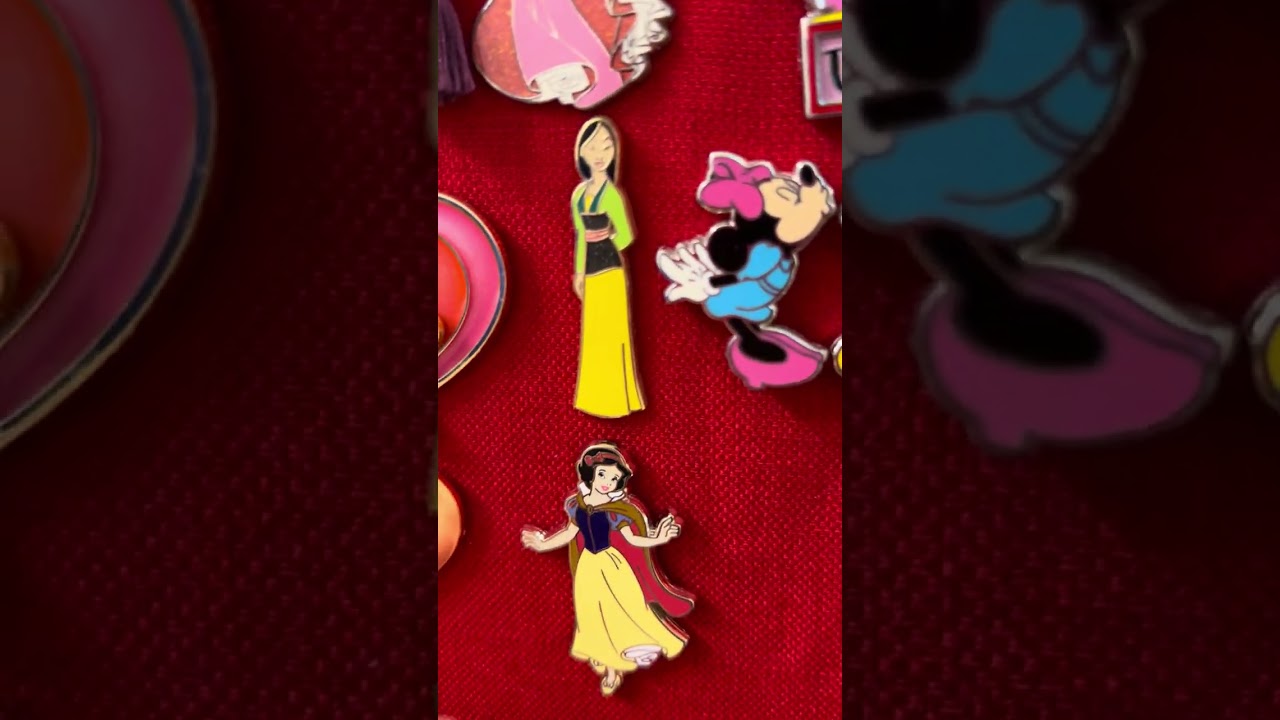 Disney pins!! #disneypincollection  #disneyprincess #jackskellington 