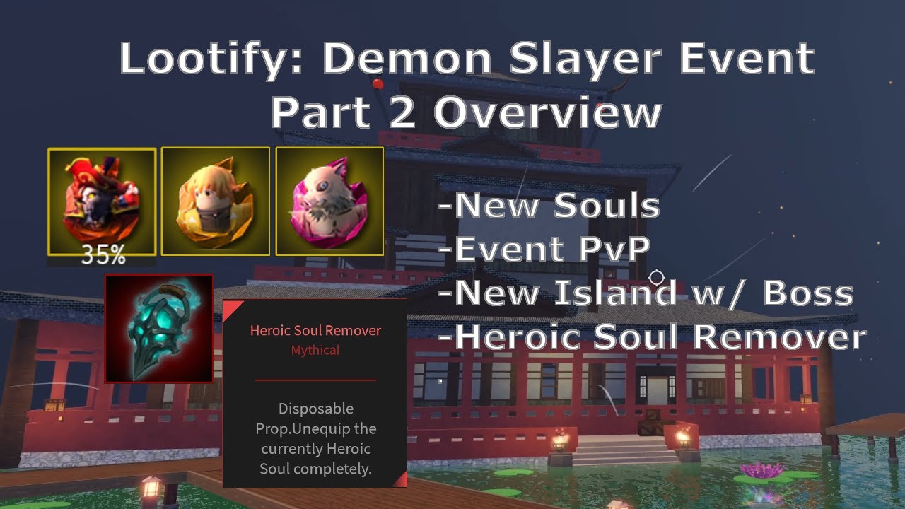 Lootify Demon Slayer Event: Part 2 Overview & Advice (Mount Code, New Island Boss, Event PvP)