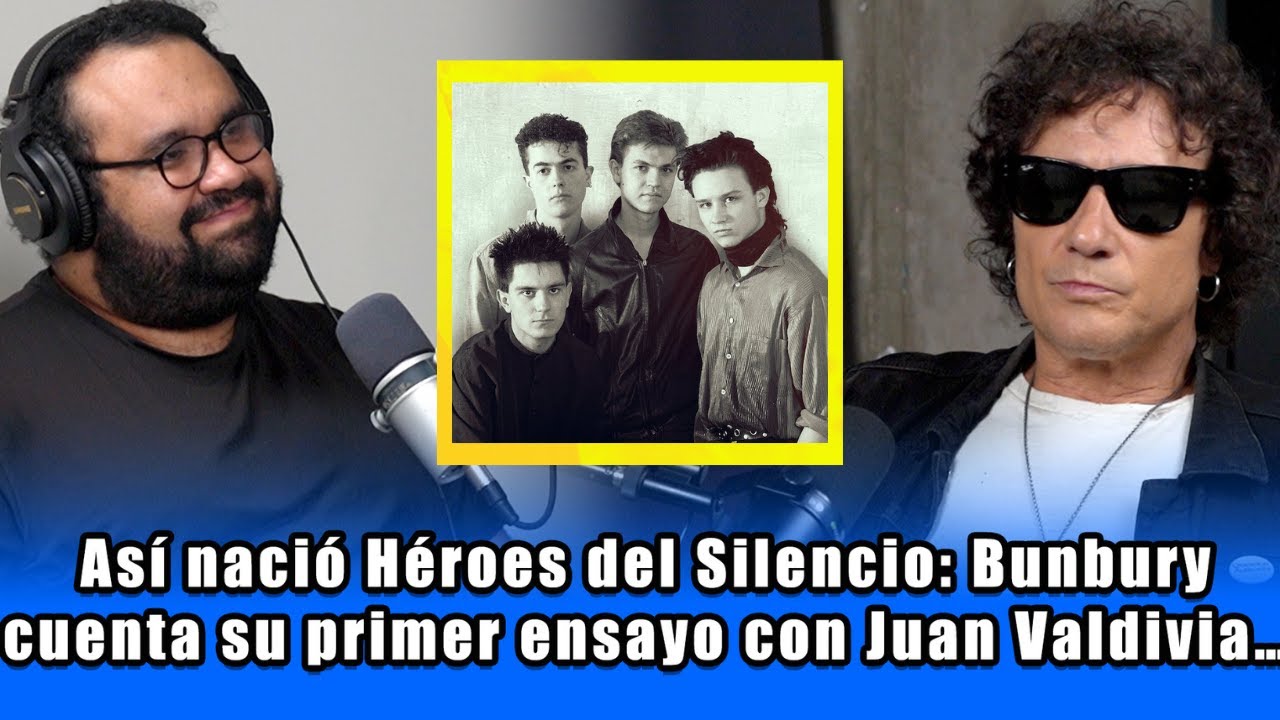 Así nació Héroes del Silencio... Bunbury cuenta su primer ensayo con Juan Valdivia