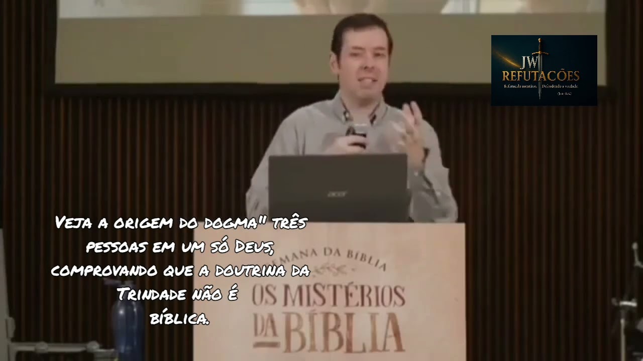A origem do dogma três pessoas em um só Deus, comprovando que a doutrina da Trindade não é bíblica.