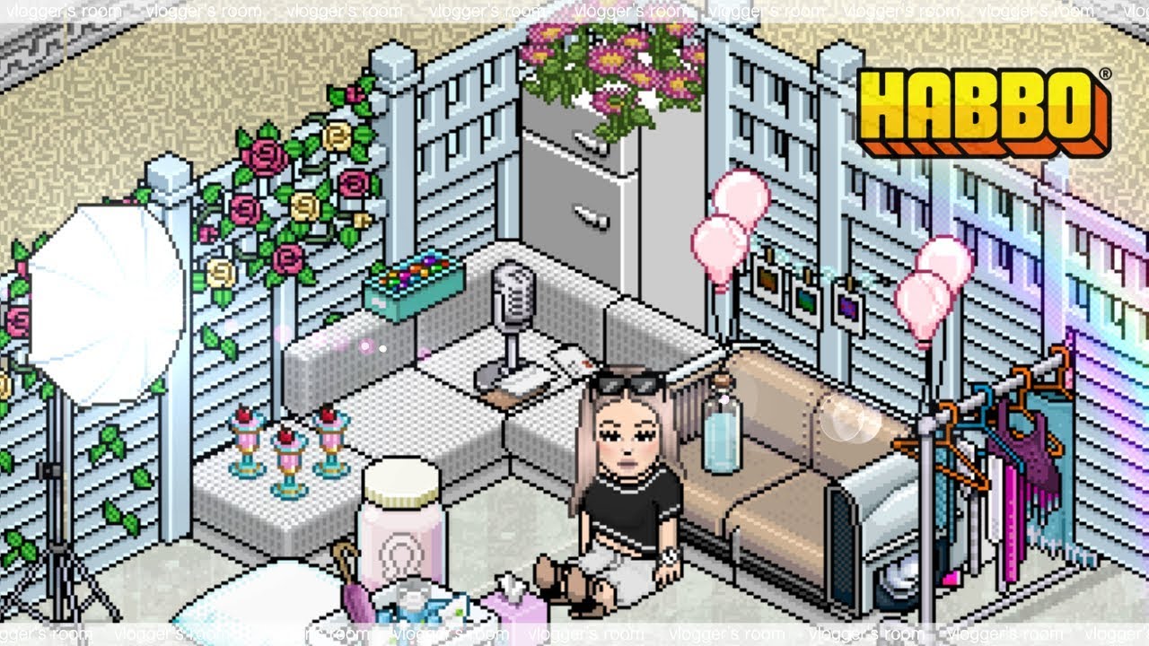 HABBO: Vlogger's Room || Aesthetic