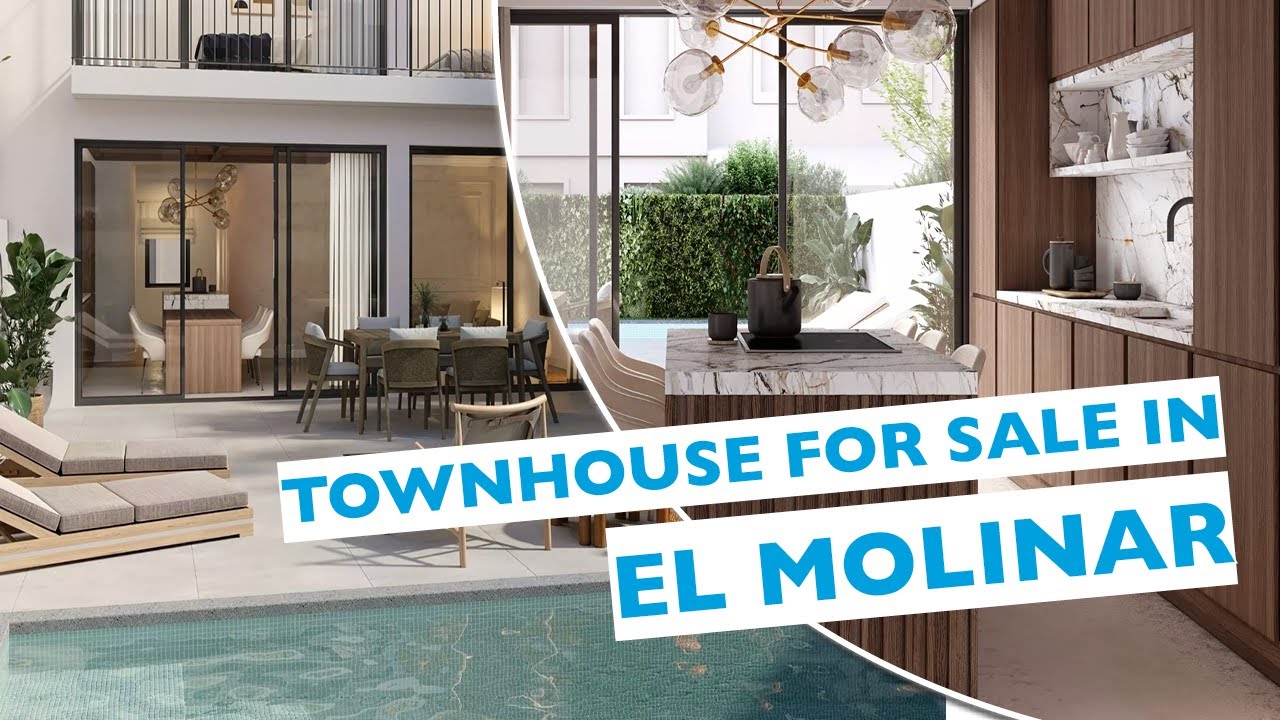 New Build Townhouse with Garden, Pool & Roof Terrace in Portixol, Palma de Mallorca