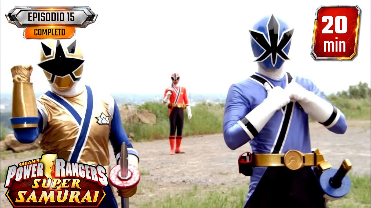 El Azul Y El Dorado ⚔️ Samurai | E15 | Episodio Completo ⚡ Power Rangers Para Niños