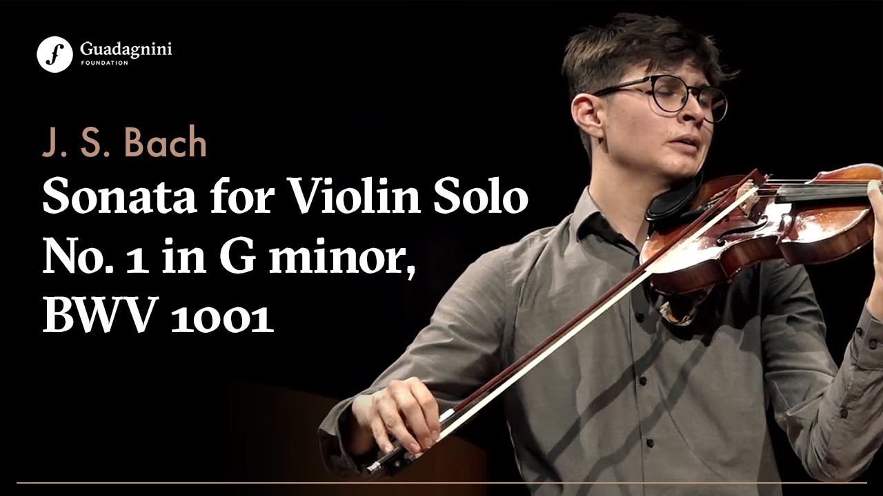 Maxim Tzekov plays J. S. Bach  - Sonata for Violin Solo Nr. 1 in G minor, BWV 1001