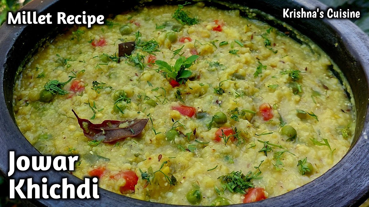 Джовар Хичди | Сорго Хичди | Миллет Хичди | ИСККОН Прасад | Кухня Кришны #milletrecipe