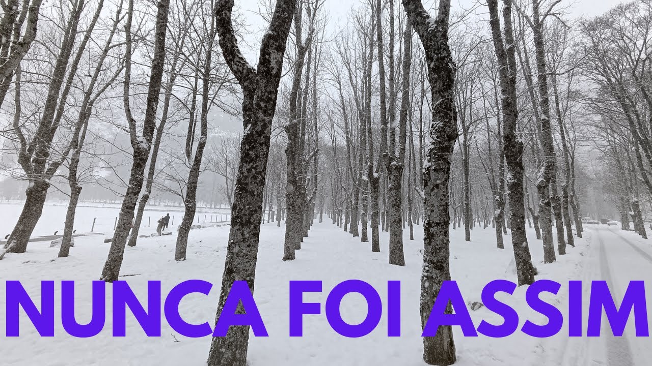 Un NATAL diferente cercado de NEVE e montanhas