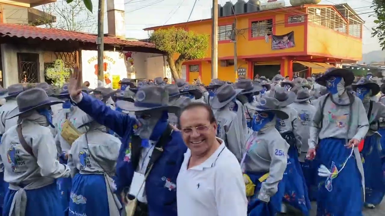 Carnaval Huauchinango 2024 Comparsa Matamoros