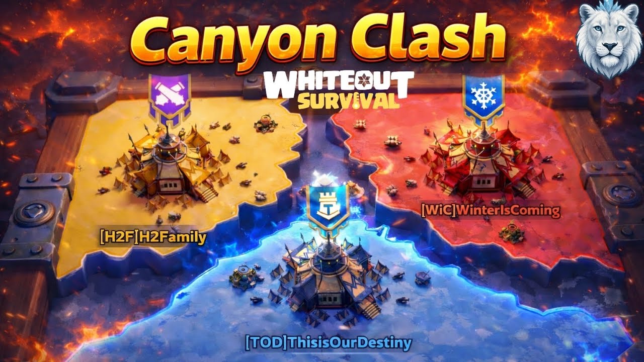 Canyon Clash – TOD против H2F против WiC | Whiteout Survival