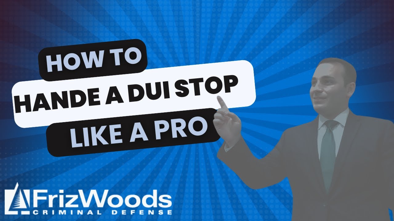 How to Handle a DUI Stop in Maryland: Essential Tips from a Criminal Defense Lawyer