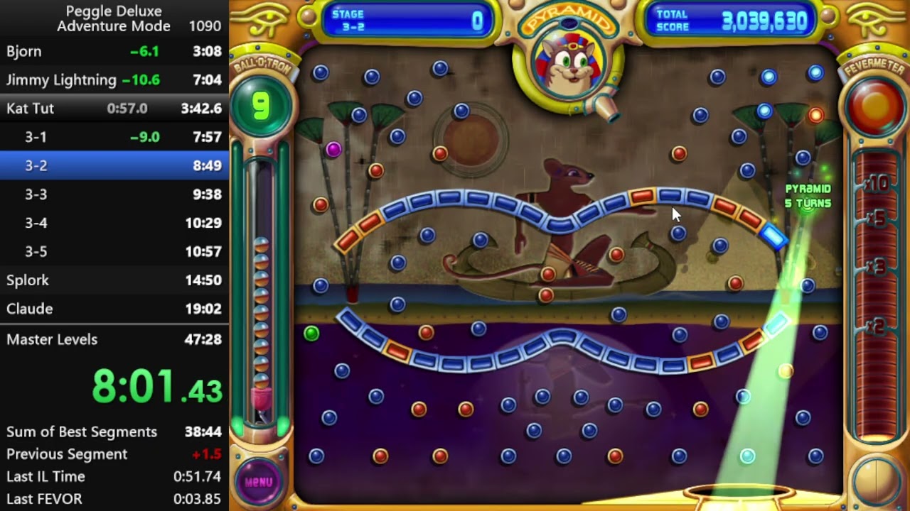 Peggle Deluxe Any% 45:01 (WR)