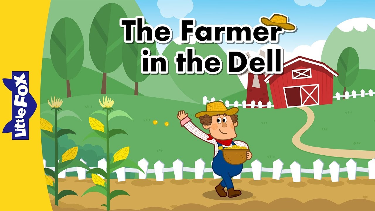 The Farmer in the Dell | Nursery Rhymes | Classic | Little Fox | Animated Songs for Kids