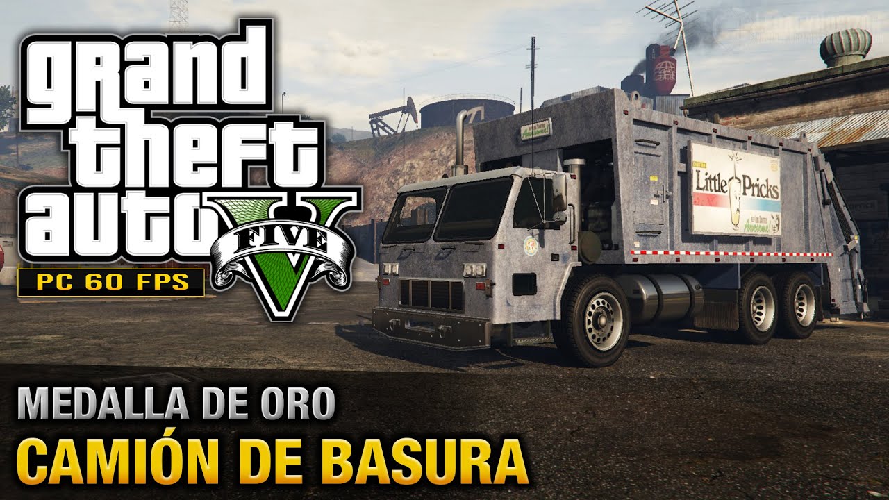 GTA 5 PC - Misión #37 - Camión de basura (Oro/100% - 1080p 60fps)