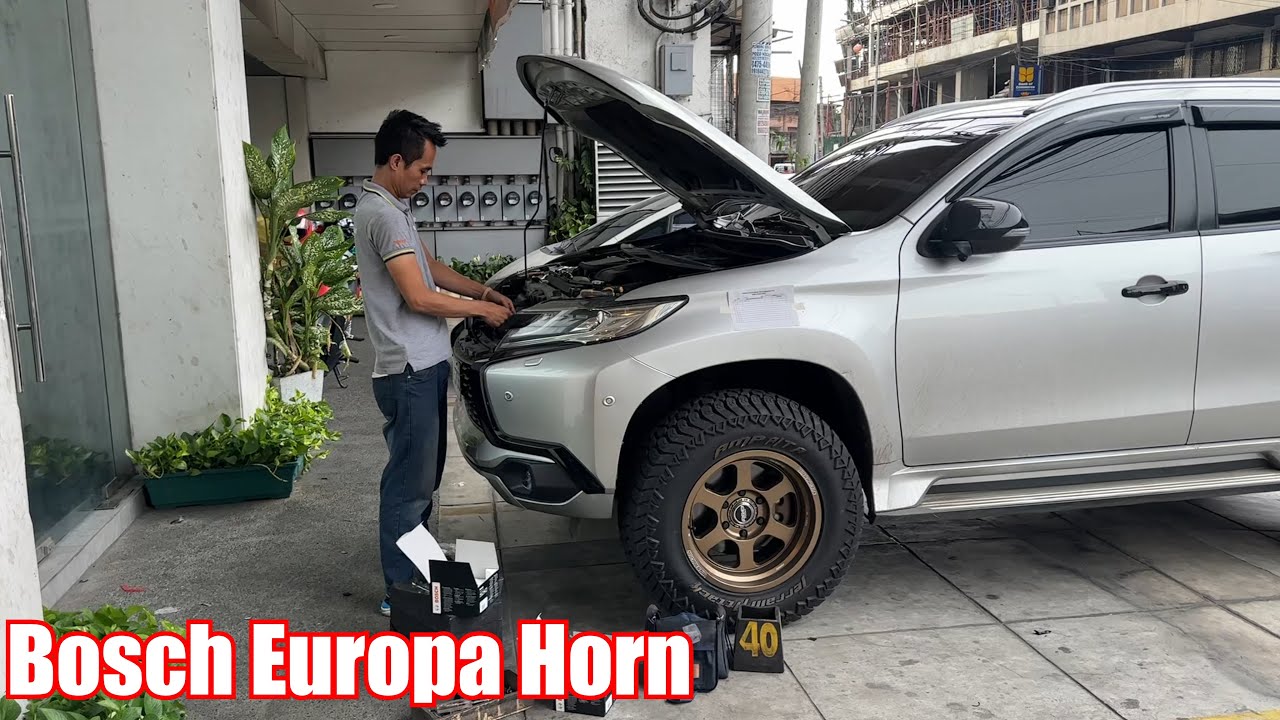 Bagong Bosch Europa Horn sa Montero