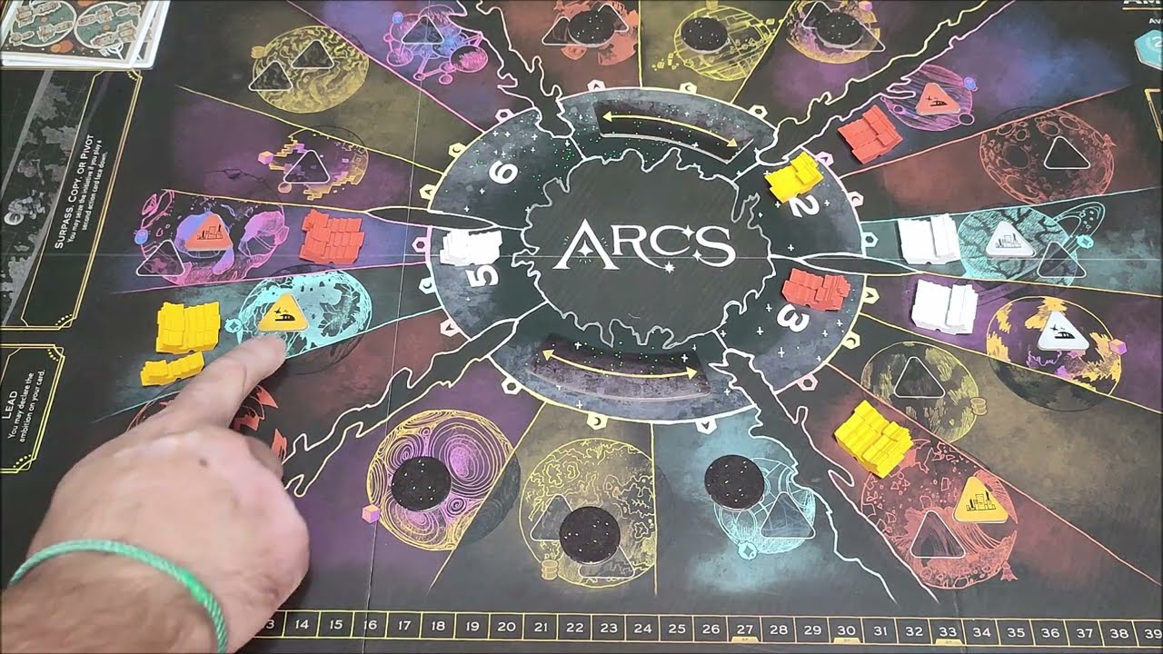 Vídeo reseña Arcs - Secuencia del turno y opinión