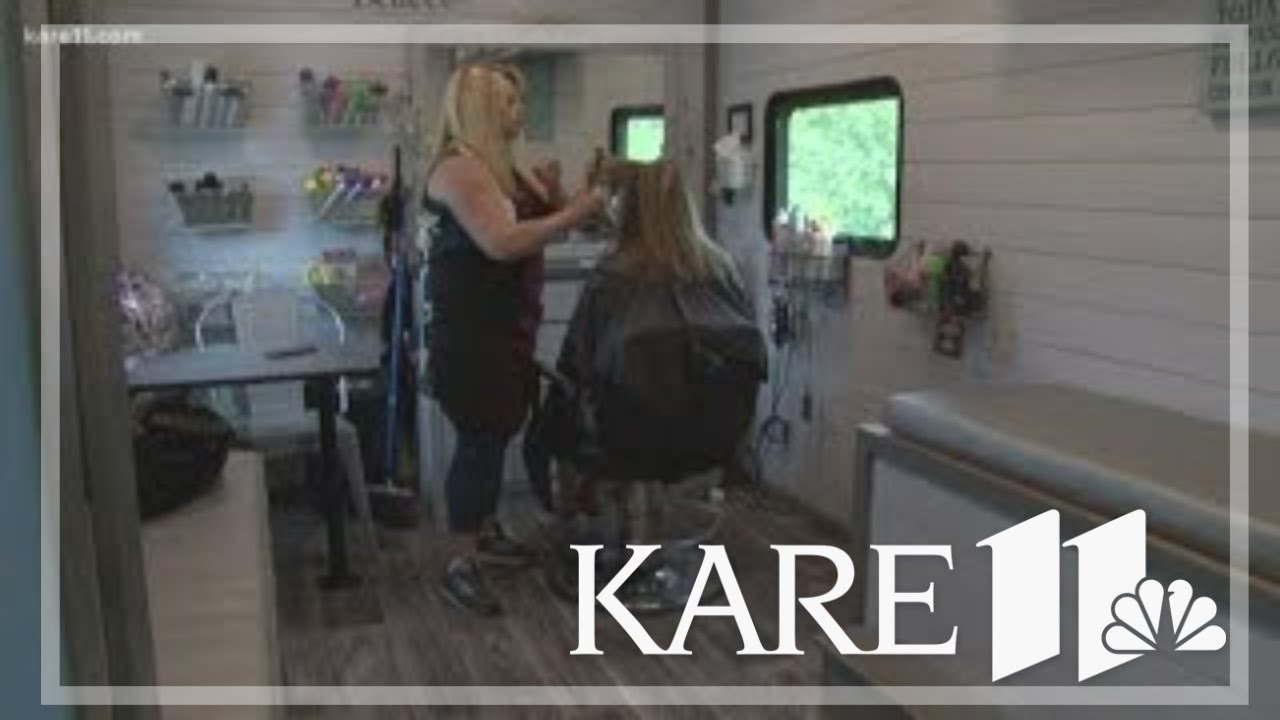 Mobile hair salon provides access to those in need