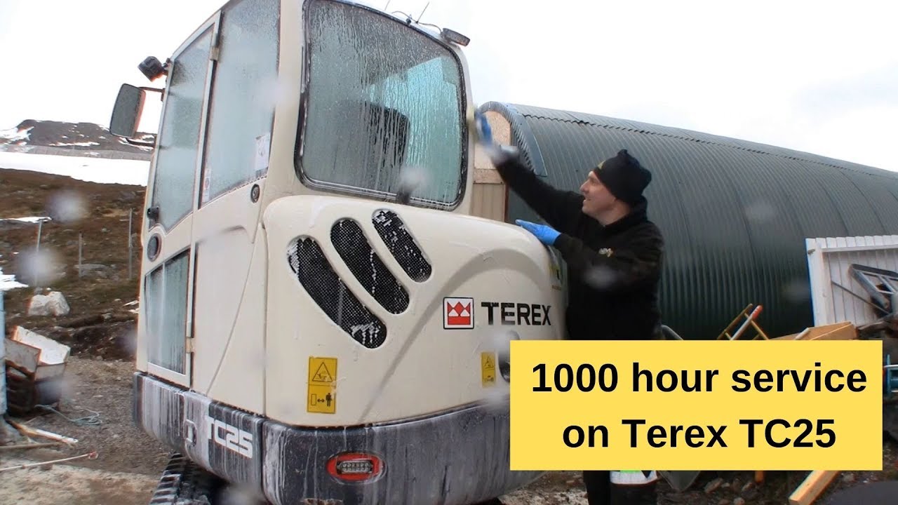 Terex TC25 1000 hour service